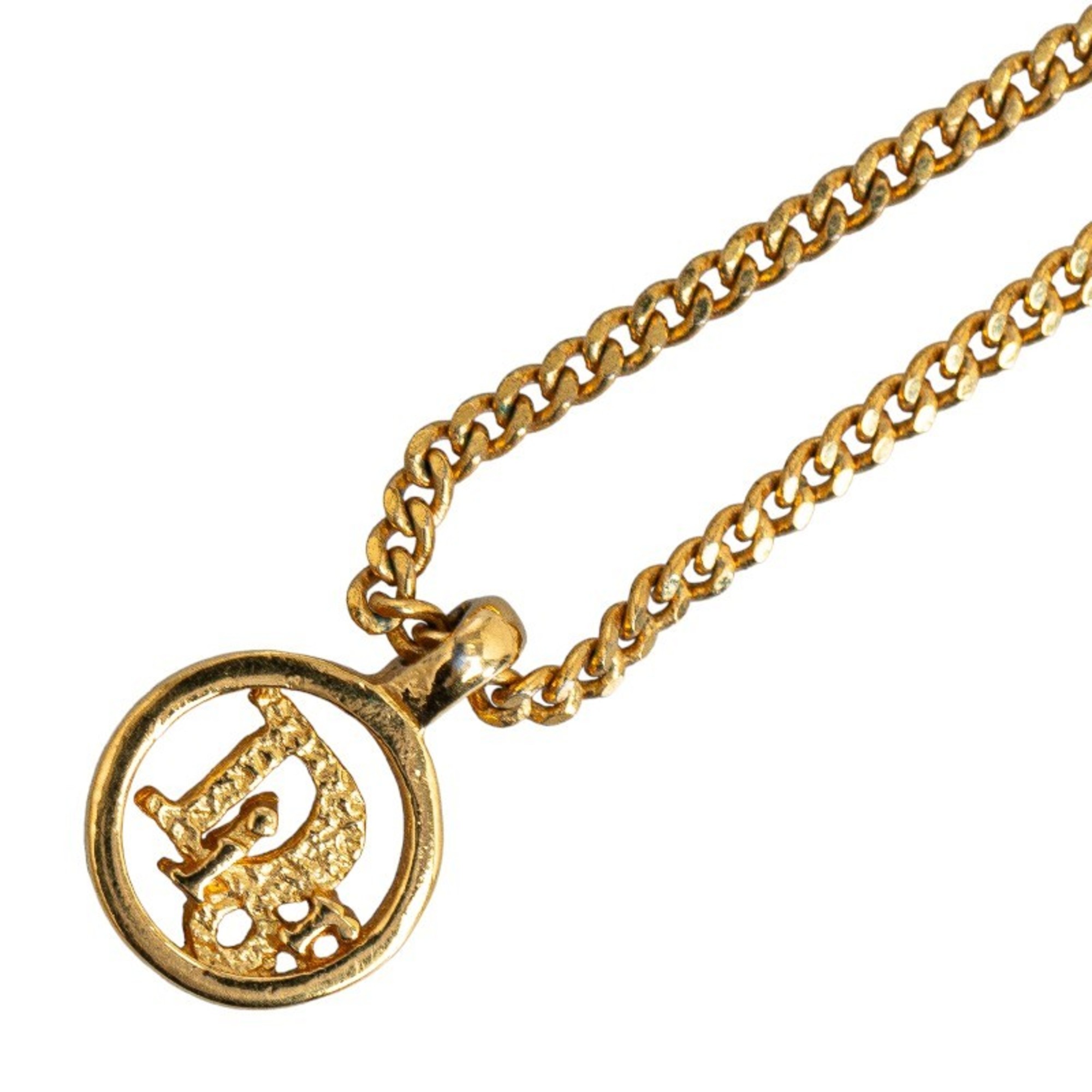 Christian Dior Dior necklace gold plated ladies