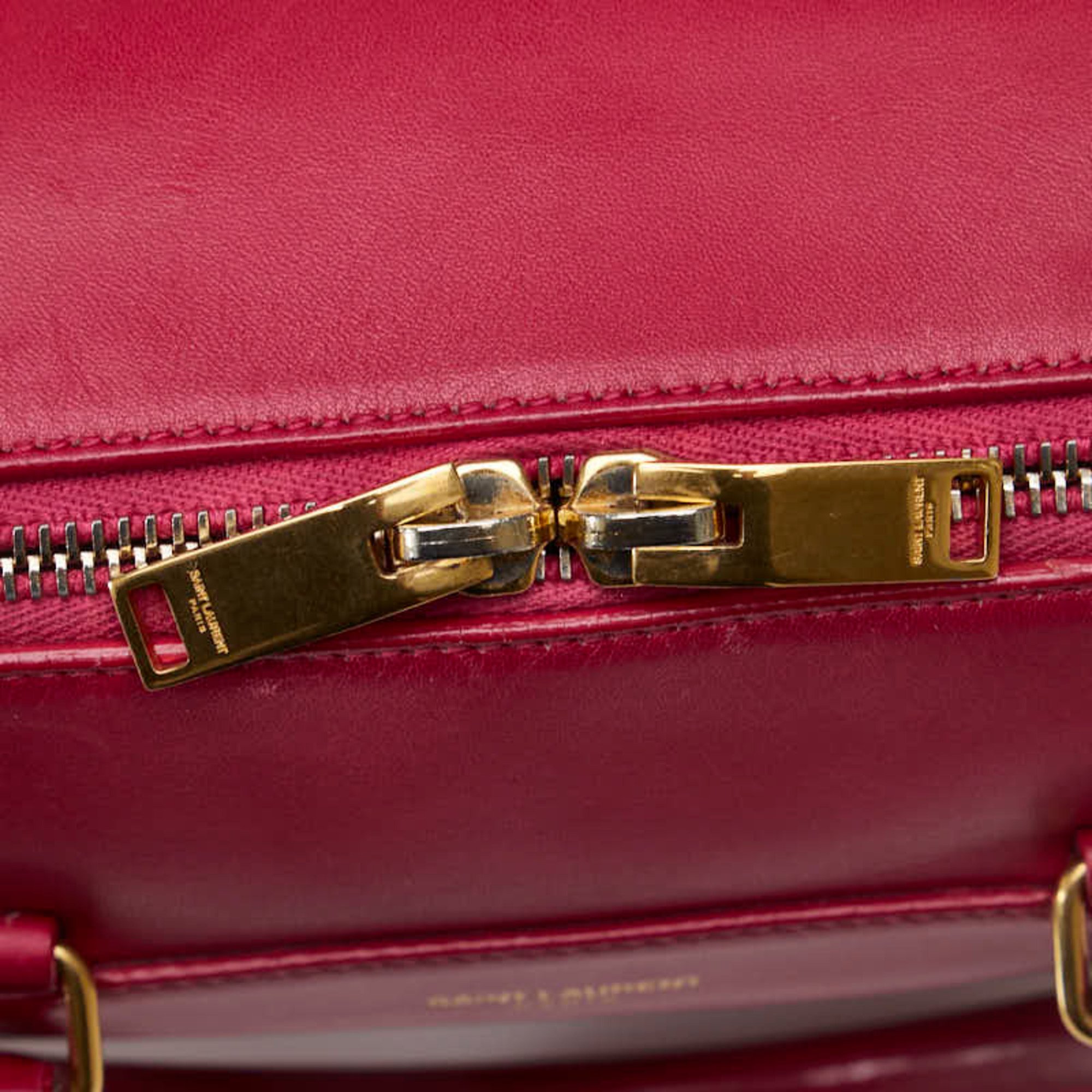 Saint Laurent Baby Duffle Handbag Shoulder Bag Pink Leather Women's SAINT LAURENT
