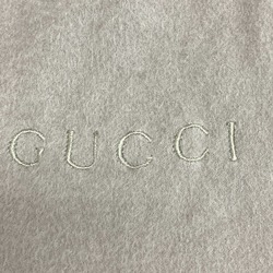 GUCCI Gucci muffler gray men's women's Z0005484