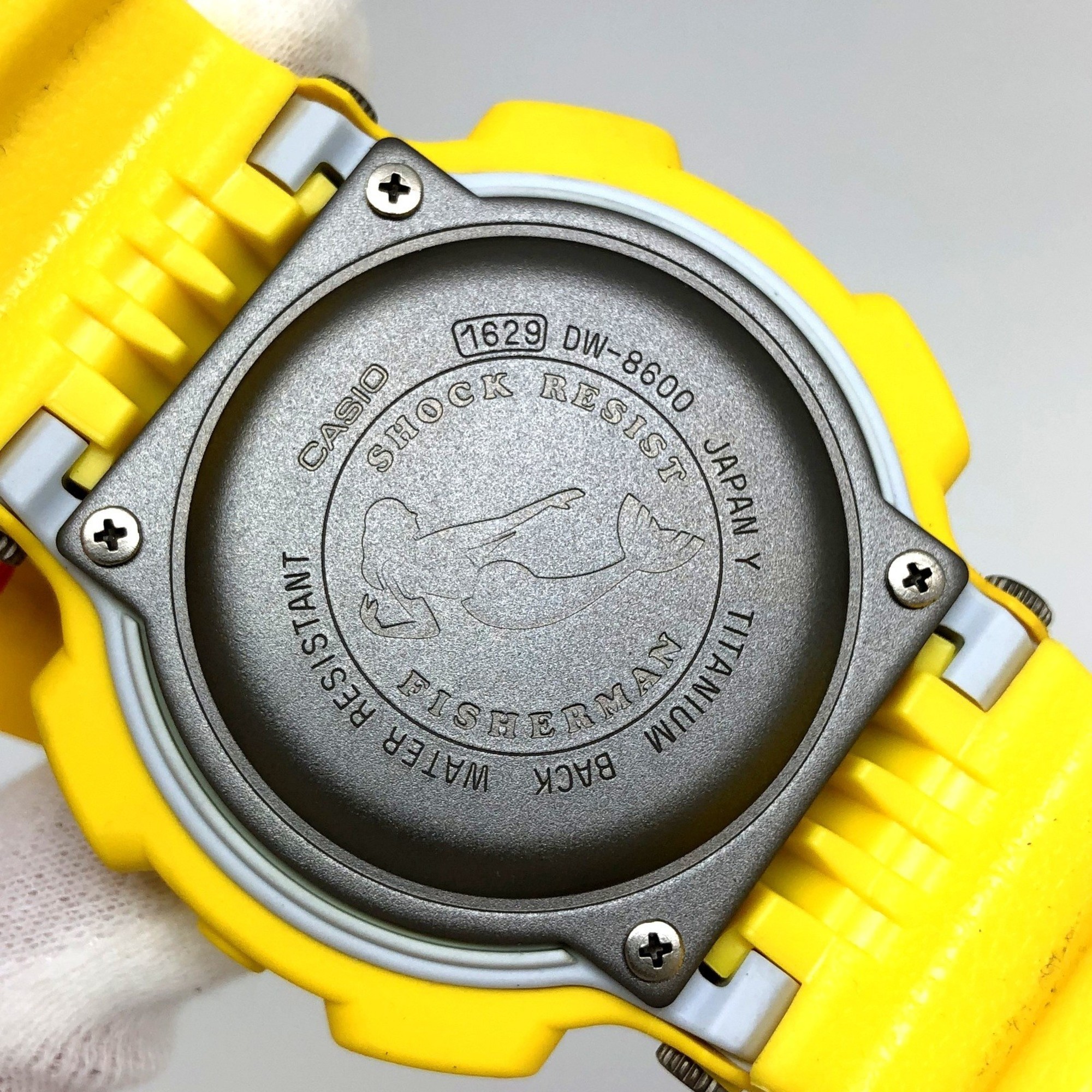 CASIO G-SHOCK Watch DW-8600YJ-9T FISHERMAN Digital Quartz Men in Yellow MEN IN YELLOW ITOMAI7TS748