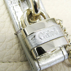 Chloé Abby 01-20-99-C Women's Leather Chain/Shoulder Wallet Gold,Light Beige