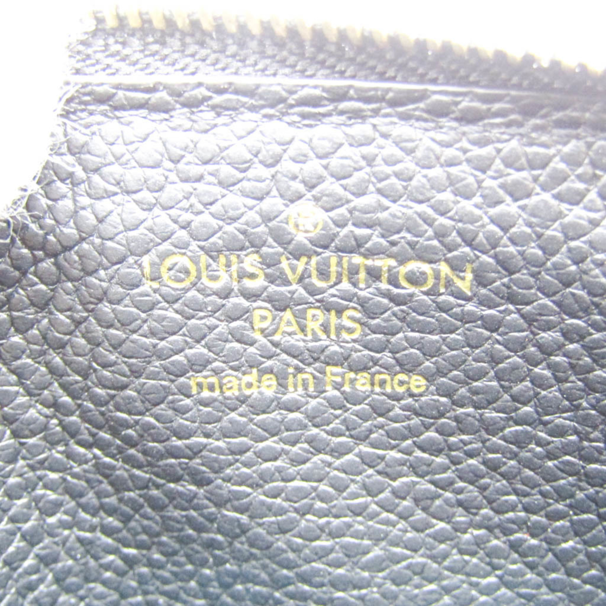 Louis Vuitton Monogram Empreinte Porte Carte Recto Verso M69421 Women,Men Monogram Empreinte Coin Purse/coin Case Noir
