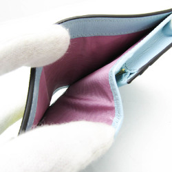 Gucci Bananya 701009 Women's Leather Wallet (bi-fold) Blue,Multi-color