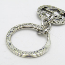 Gucci Interlocking G 455308 Keyring (Silver)
