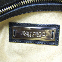 Jimmy Choo Women's Leather Studded Shoulder Bag Black