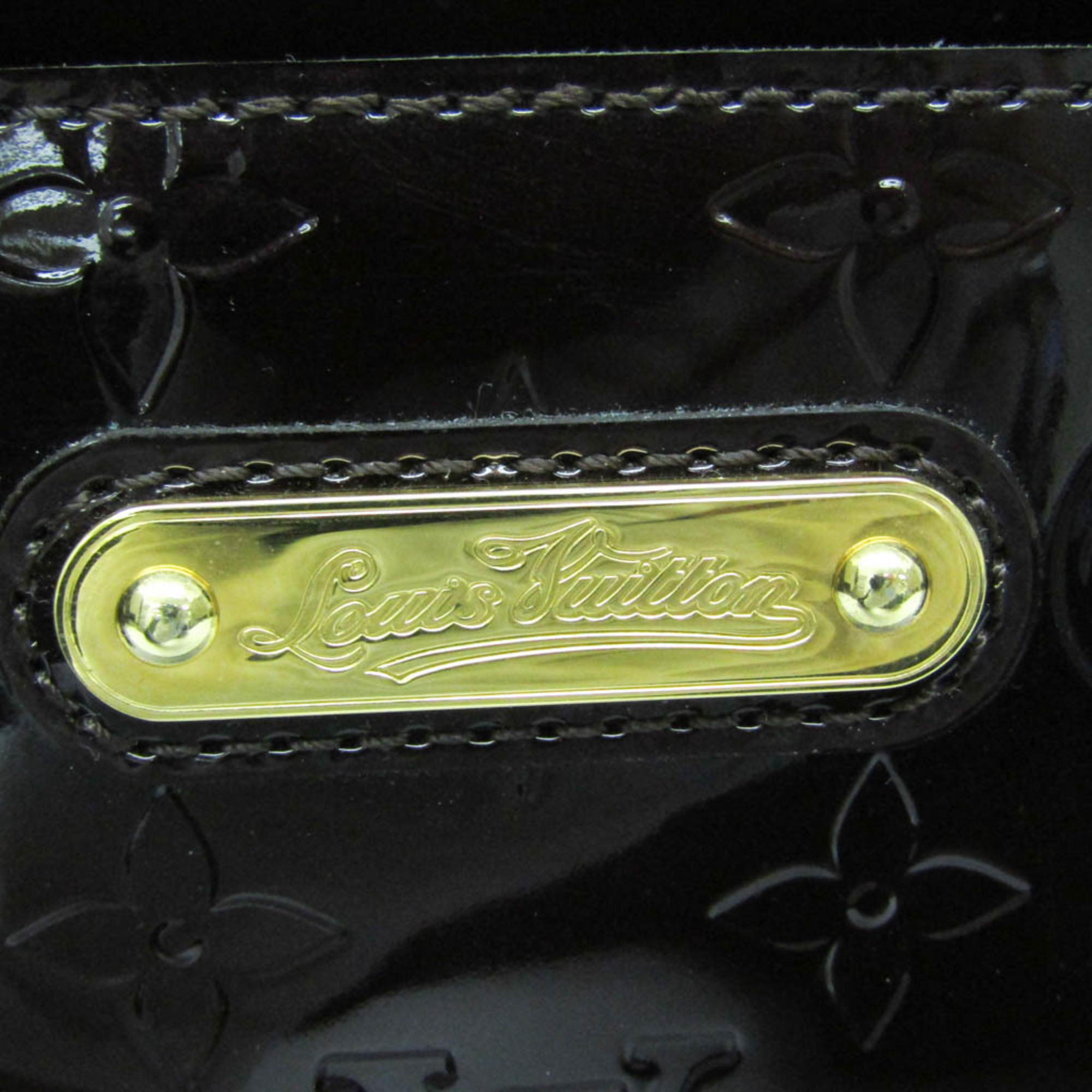 Louis Vuitton Monogram Vernis Wilshire PM M93641 Women's Handbag Amarante