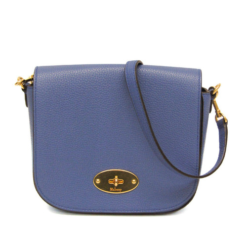 Mulberry RL4957 Women's Leather Shoulder Bag Blue