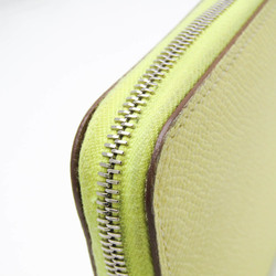 Hermes Azap Silk In Long Women's Epsom Leather Long Wallet (bi-fold) Yellow