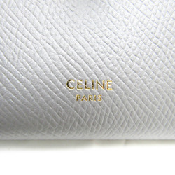 Celine Medium Strap 10B643BFP Women's Leather Middle Wallet (bi-fold) Dark Gray