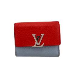 LOUIS VUITTON M80326 Portefeuille Capucines XS Bicolor Trifold Wallet Red Men Women Z0005117