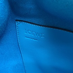 LOEWE 52 2003 Small Balloon Bag Anagram Shoulder Blue Ladies Z0005105
