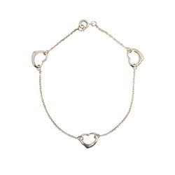 Tiffany Open Heart Triple Bangle Bracelet SV925 Silver Women's TIFFANY&Co.