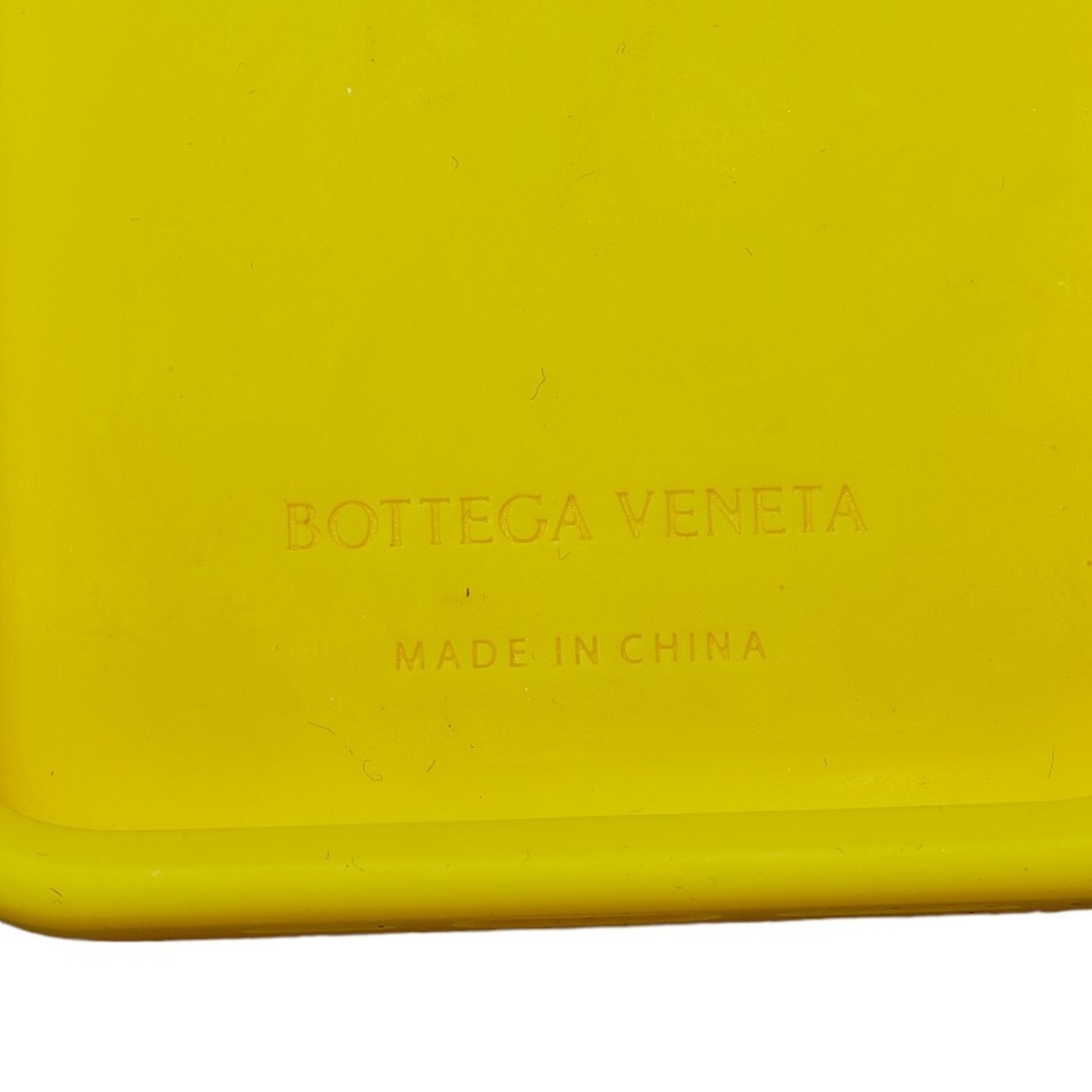 Bottega Veneta Intrecciato iPhone Case iPhone13Pro Yellow Rubber Women's BOTTEGAVENETA