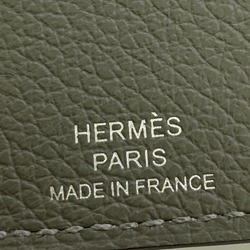 HERMES R.M.S Passport Case Gray Ladies Z0004968
