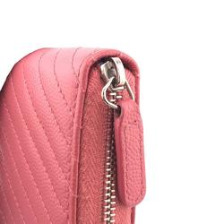 CHANEL V Stitch Caviar Skin Wallet/Coin Case Pink Women's Z0005384