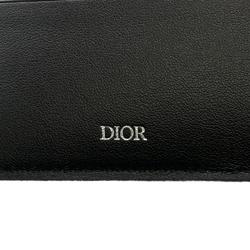 Christian Dior Dior Saddle Bifold Wallet Black Men's Z0005360