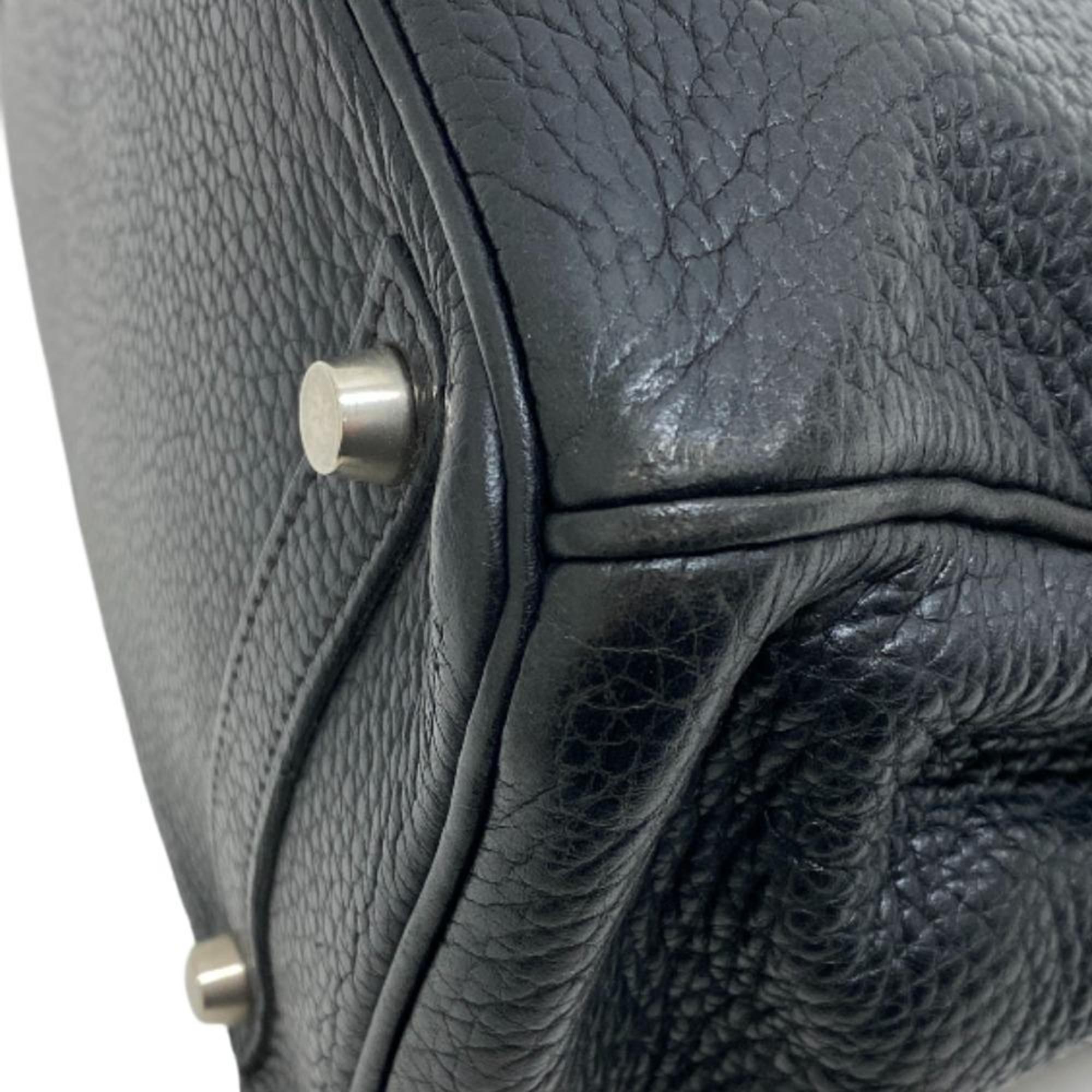 HERMES □I Birkin 30 Handbag Black Ladies Z0005504