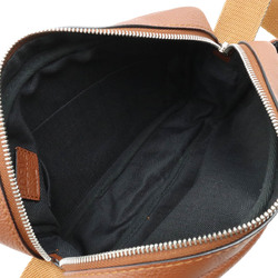LOEWE Anagram Military Bag XS Shoulder Leather Brown 317.12AA72