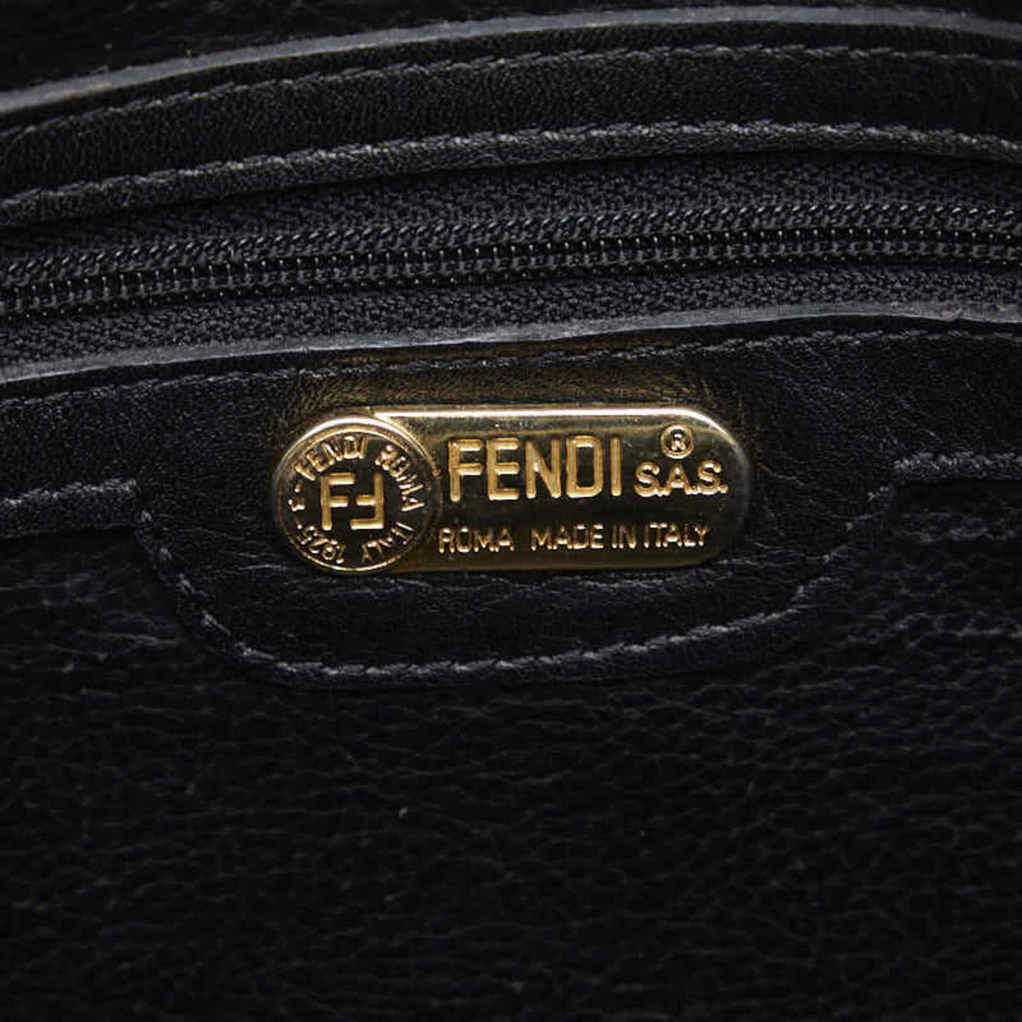 Fendi Shoulder Bag C14027 Black Leather Women's FENDI