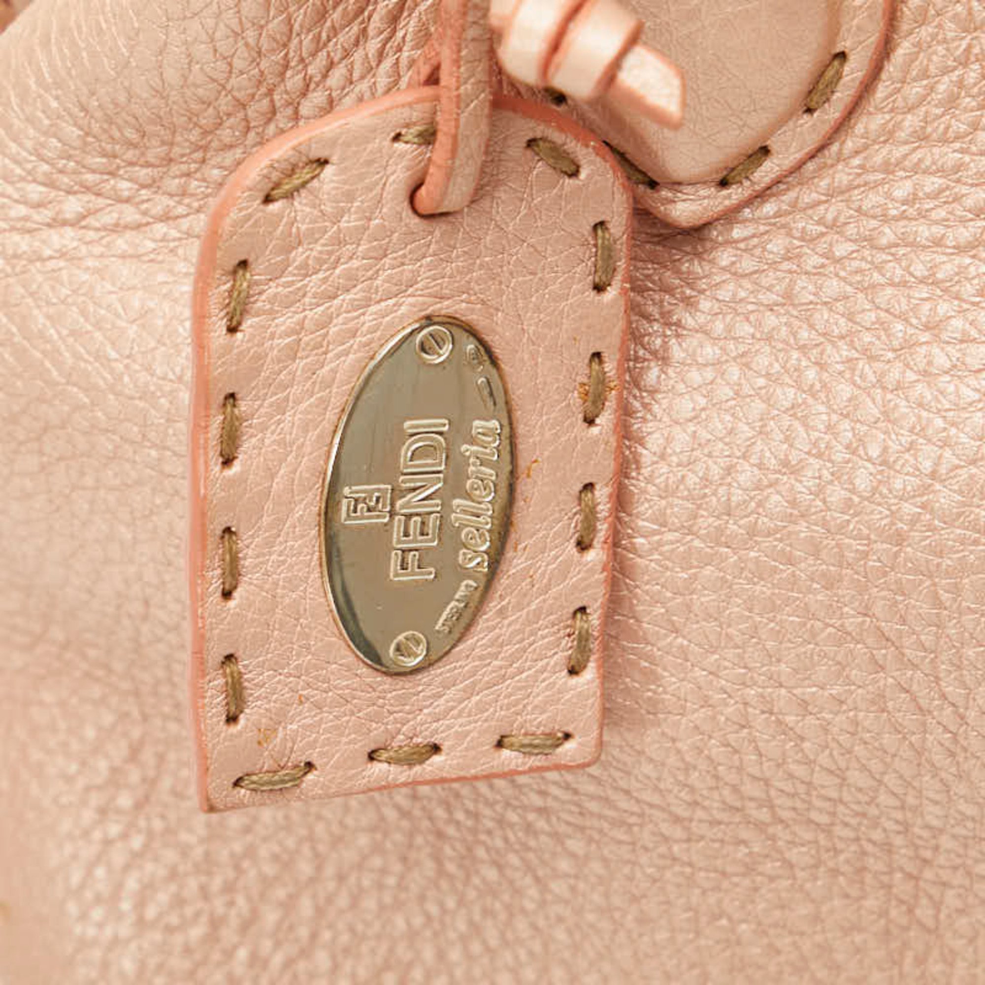 Fendi Selleria Handbag 8BN127 Pink Leather Women's FENDI