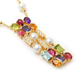 Bvlgari Allegra Multicolor K18YG Yellow Gold Necklace