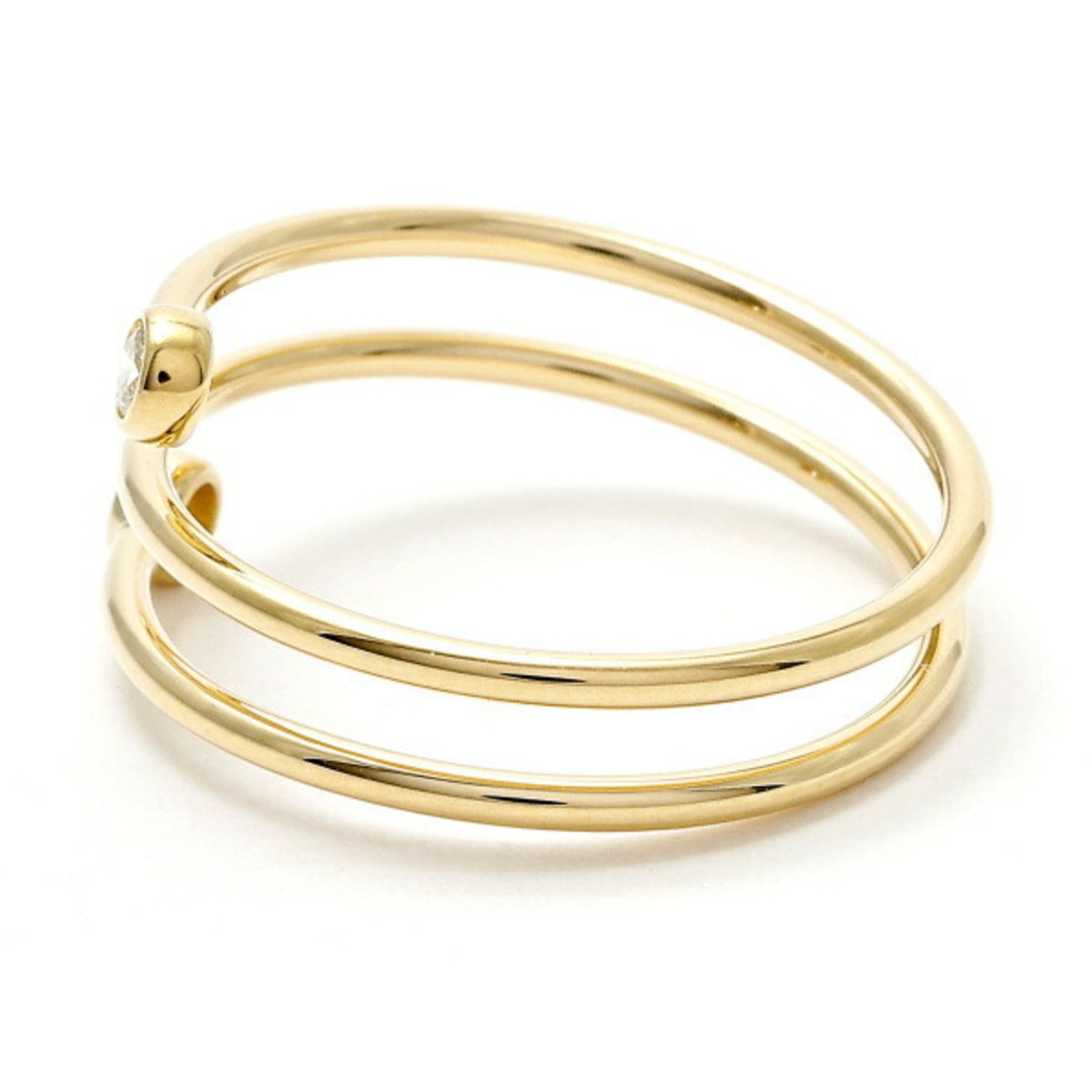 Tiffany Hoop Elsa Peretti K18YG Yellow Gold Ring