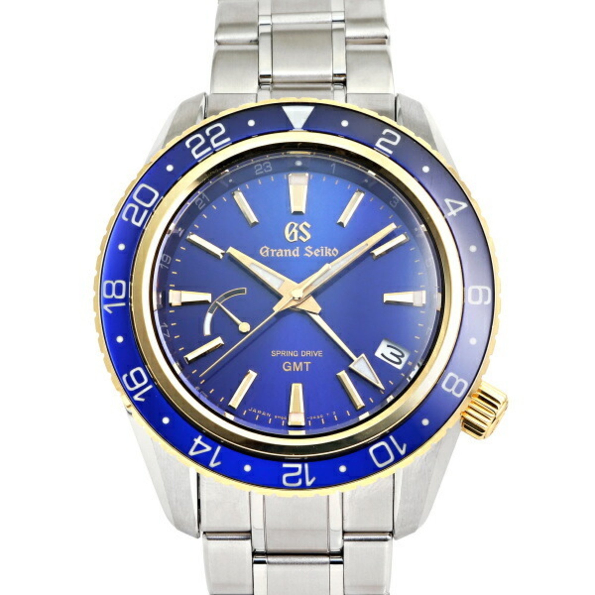 Grand Seiko Sports Collection Master Shop Limited SBGE248 Blue Bar Dial Watch Men's