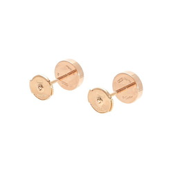 Cartier Love K18PG pink gold earrings