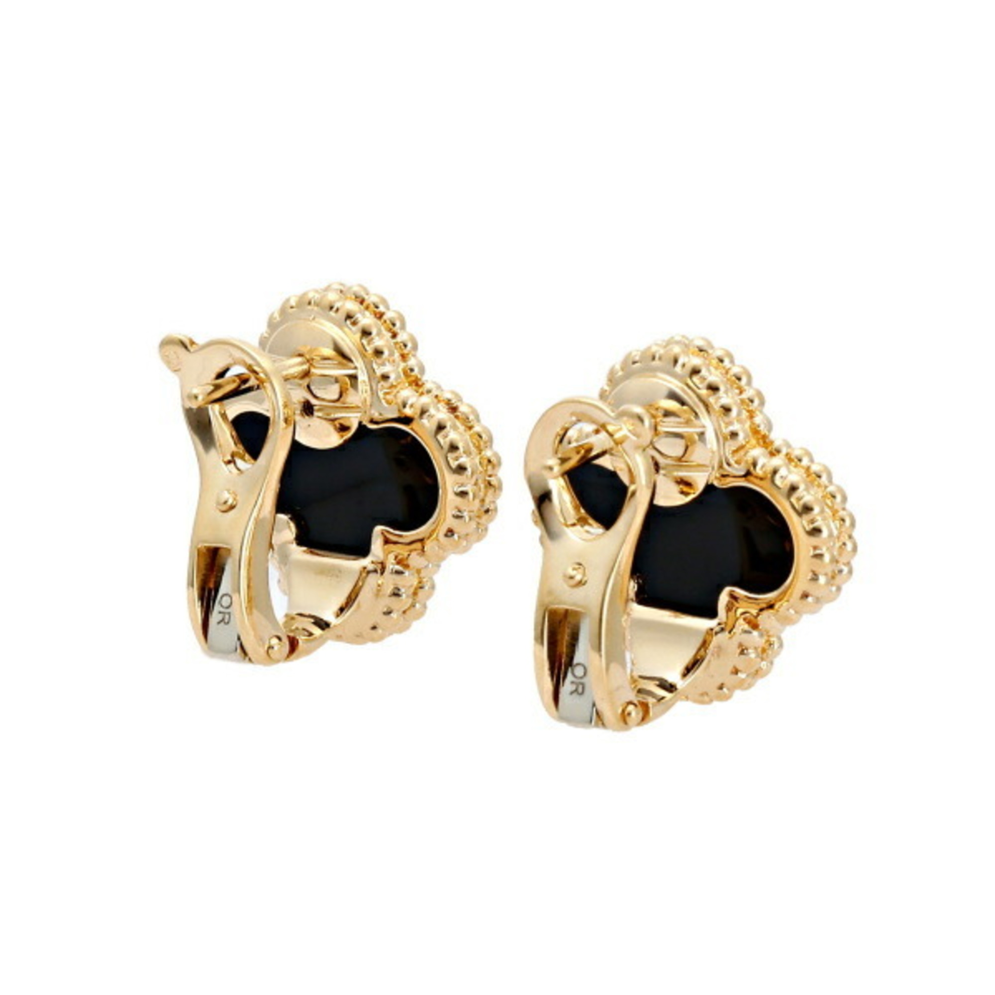 Van Cleef & Arpels Van Cleef Arpels Vintage Alhambra K18YG Yellow Gold Earrings