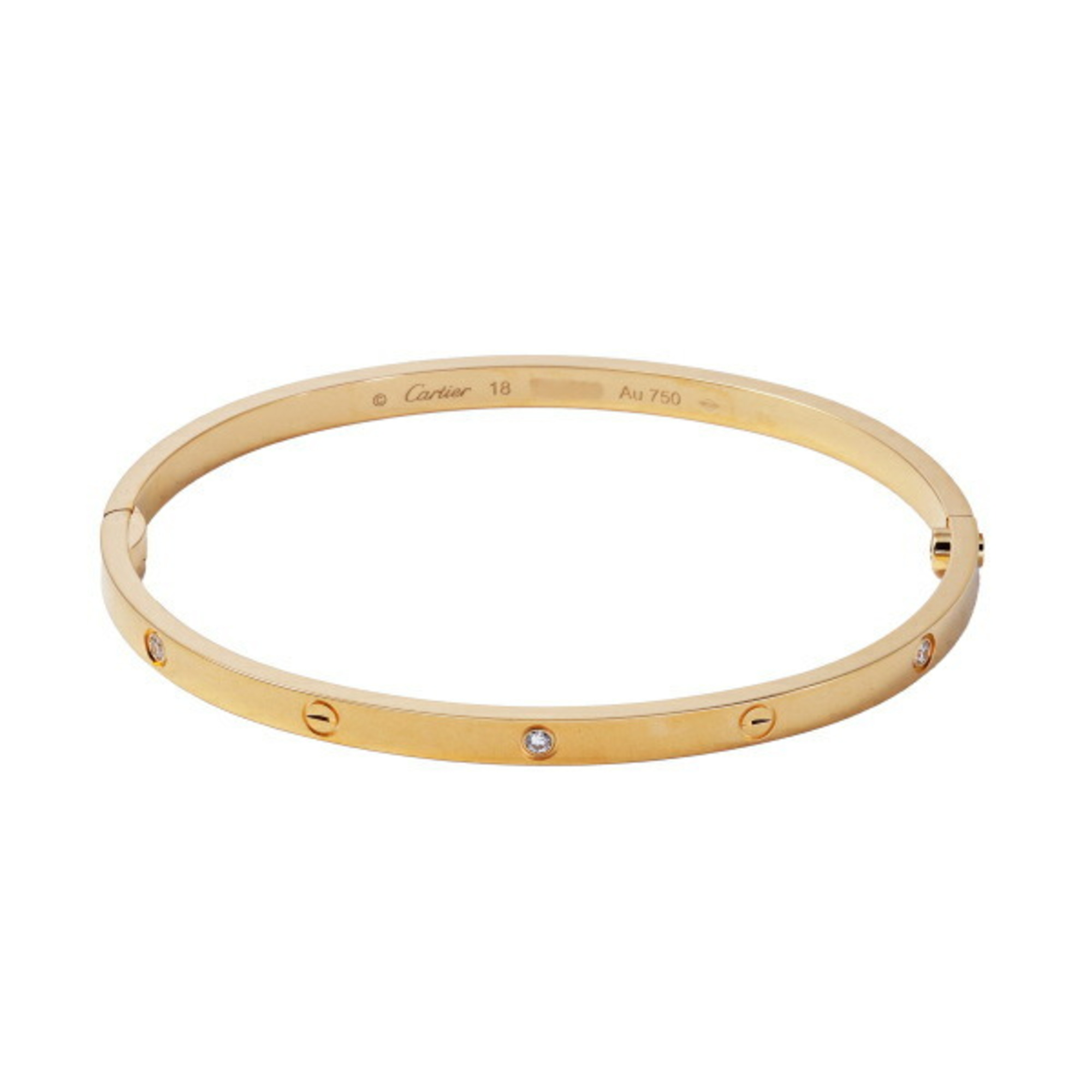 Cartier SM Love K18YG Yellow Gold Bracelet