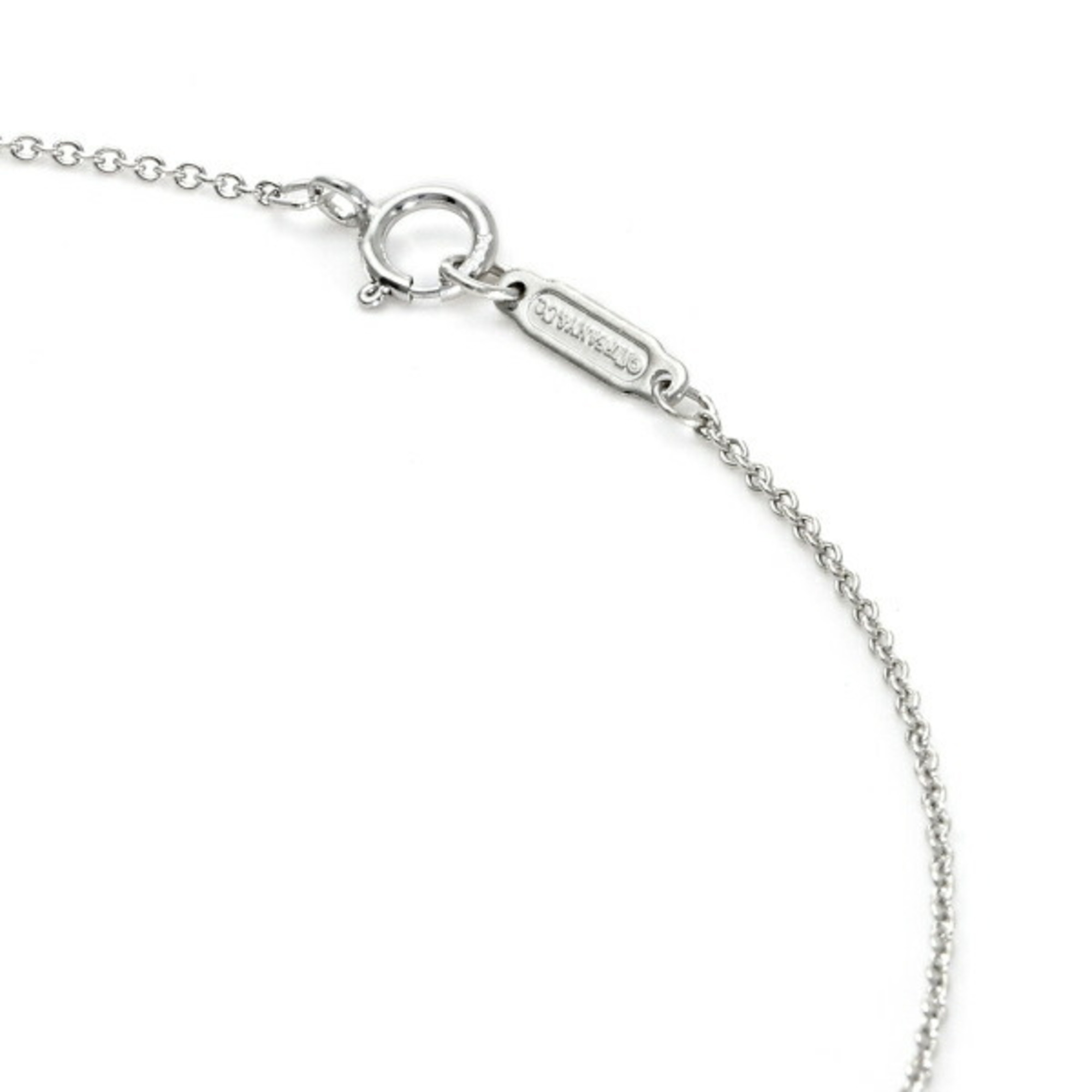Tiffany Key Daisy PT950 K18PG Pink Gold Necklace