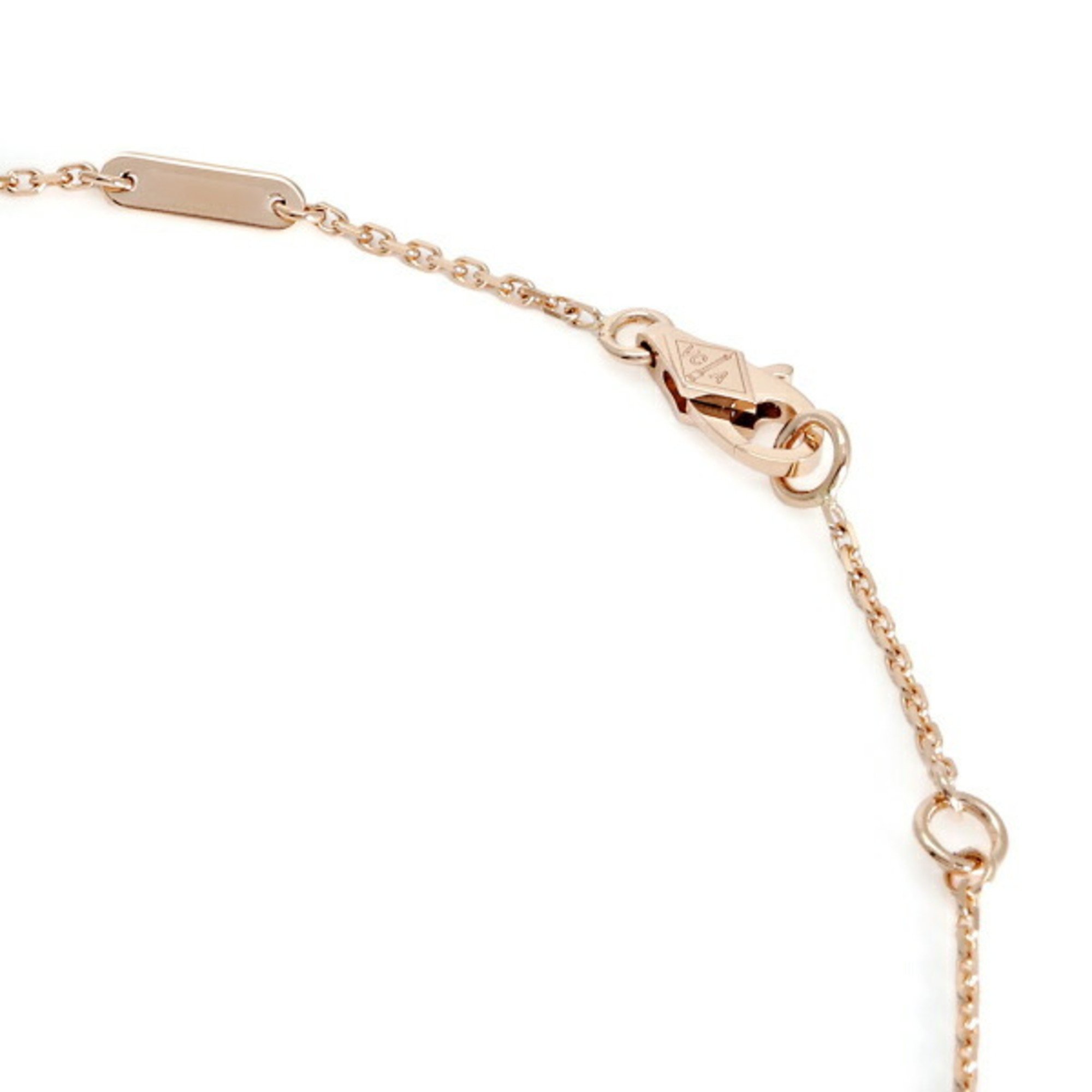 Van Cleef & Arpels Van Cleef Arpels Sweet Alhambra Heart Motif K18PG Pink Gold Necklace