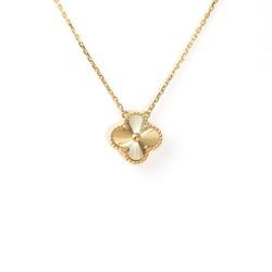 Van Cleef & Arpels Vintage Alhambra K18YG Yellow Gold Necklace