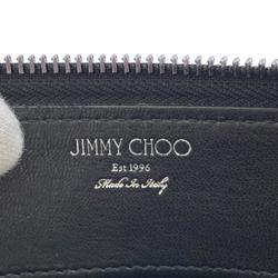 JIMMY CHOO Carnaby Round Studded Long Wallet Red Men's Women's Z0005164