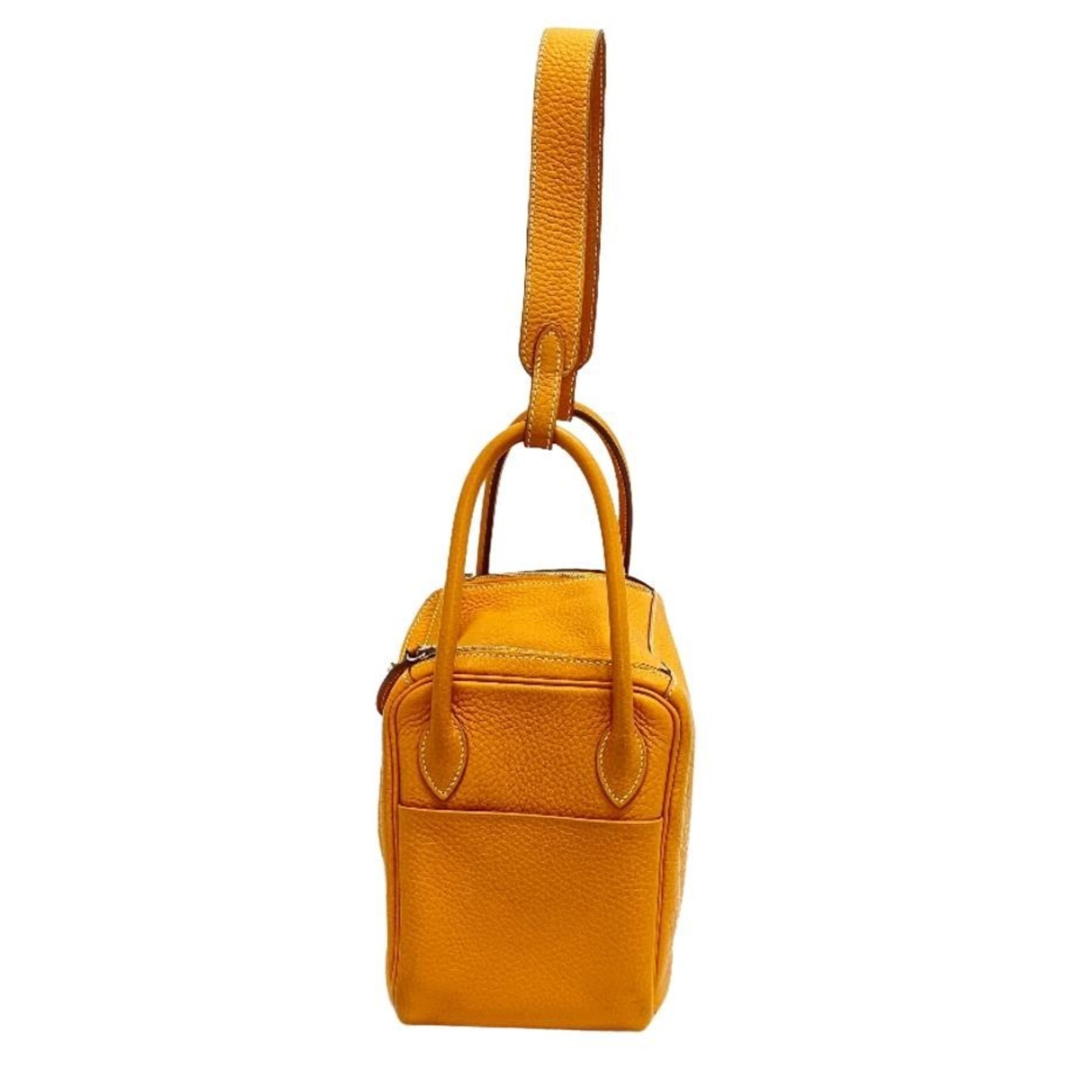 HERMES Lindy 26 2012 Handbag Orange Ladies Z0005507