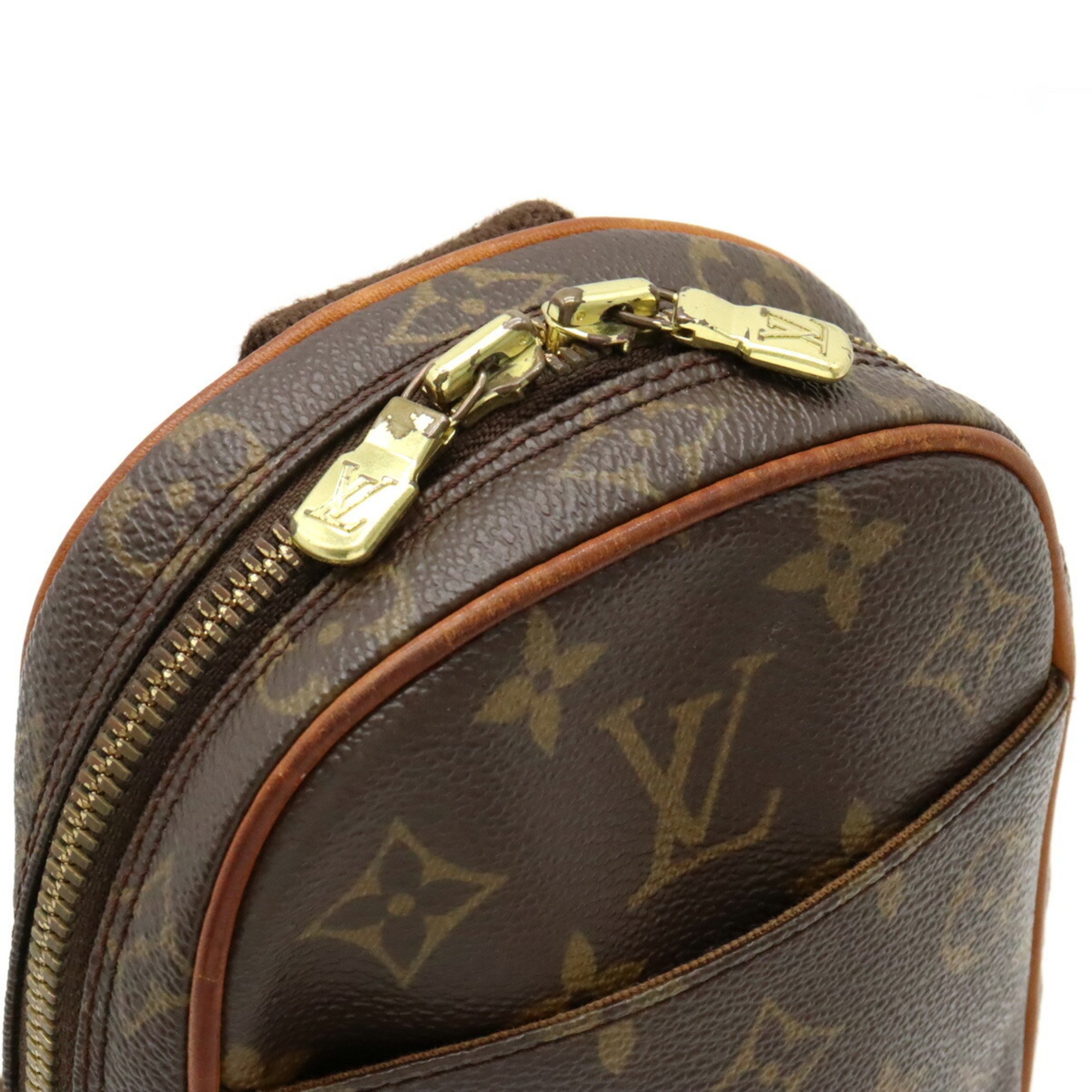 LOUIS VUITTON Monogram Pochette Ganju Body Bag Shoulder M51870