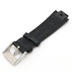 LOUIS VUITTON Genuine Tambour Leather Strap Black Replacement Belt L Epi R17126