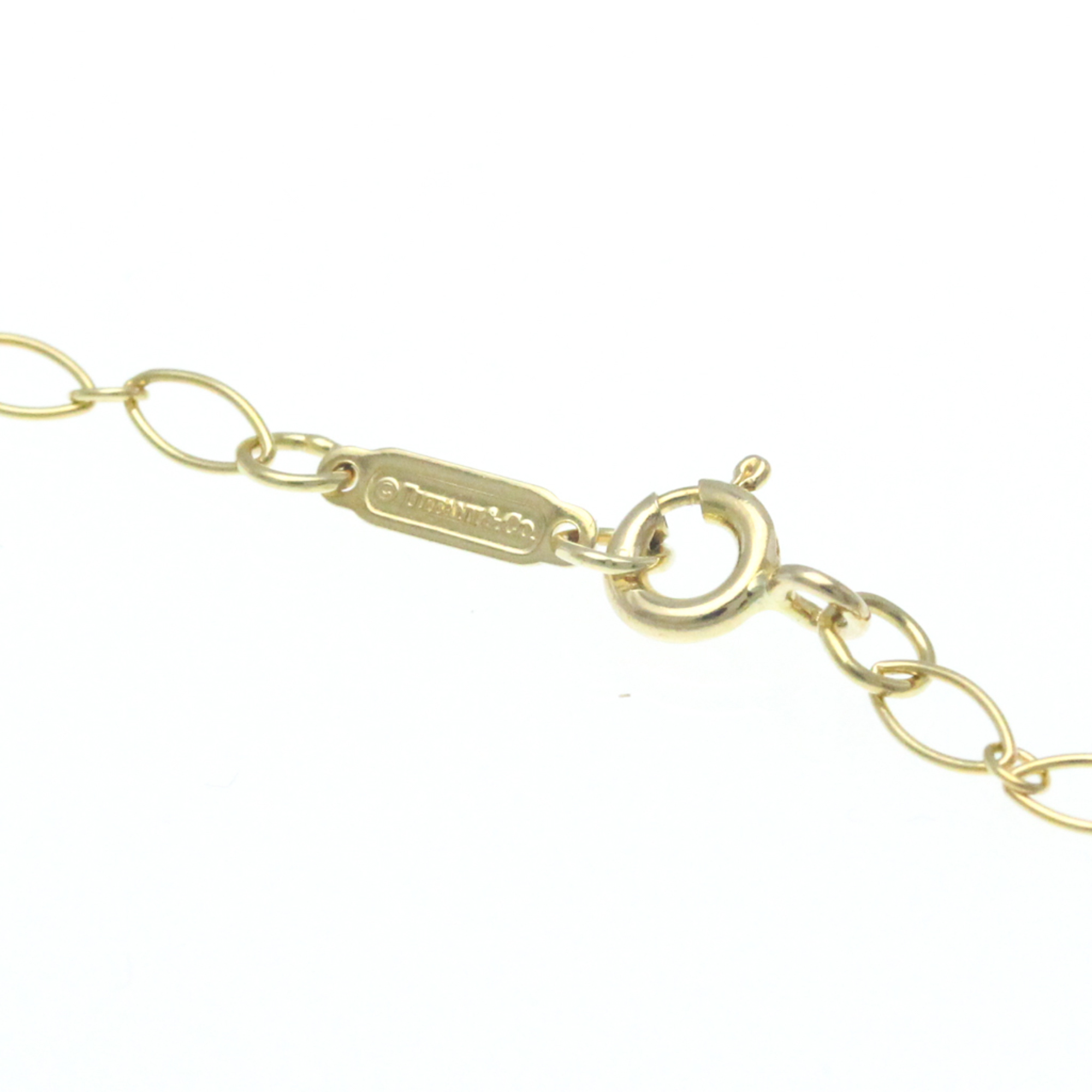 Tiffany Clover Key Necklace Yellow Gold (18K) Diamond Men,Women Fashion Pendant Necklace (Gold)