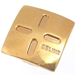 Celine Square Earrings Women's GP 23.8g Gold Color A210748