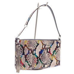 Jimmy Choo Handbag Women's Gray Multicolor Leather A210536