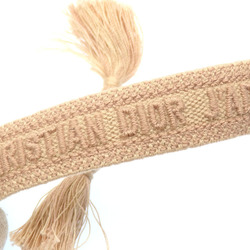 Christian Dior Bracelet Set Ladies Pink Beige Cotton JADIOR Misanga A2229795