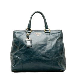 Prada handbag BN2325 blue leather ladies PRADA