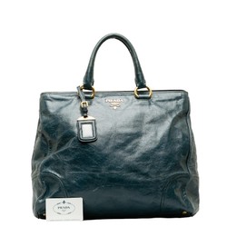 Prada handbag BN2325 blue leather ladies PRADA