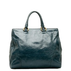 Prada handbag BN2325 blue leather ladies PRADA