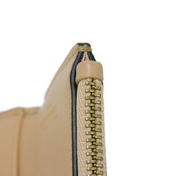 Christian Dior Dior Trifold Wallet Saddle Lotus Medium Beige Current D Goatskin Sand S5652CCEH_M116 Women's