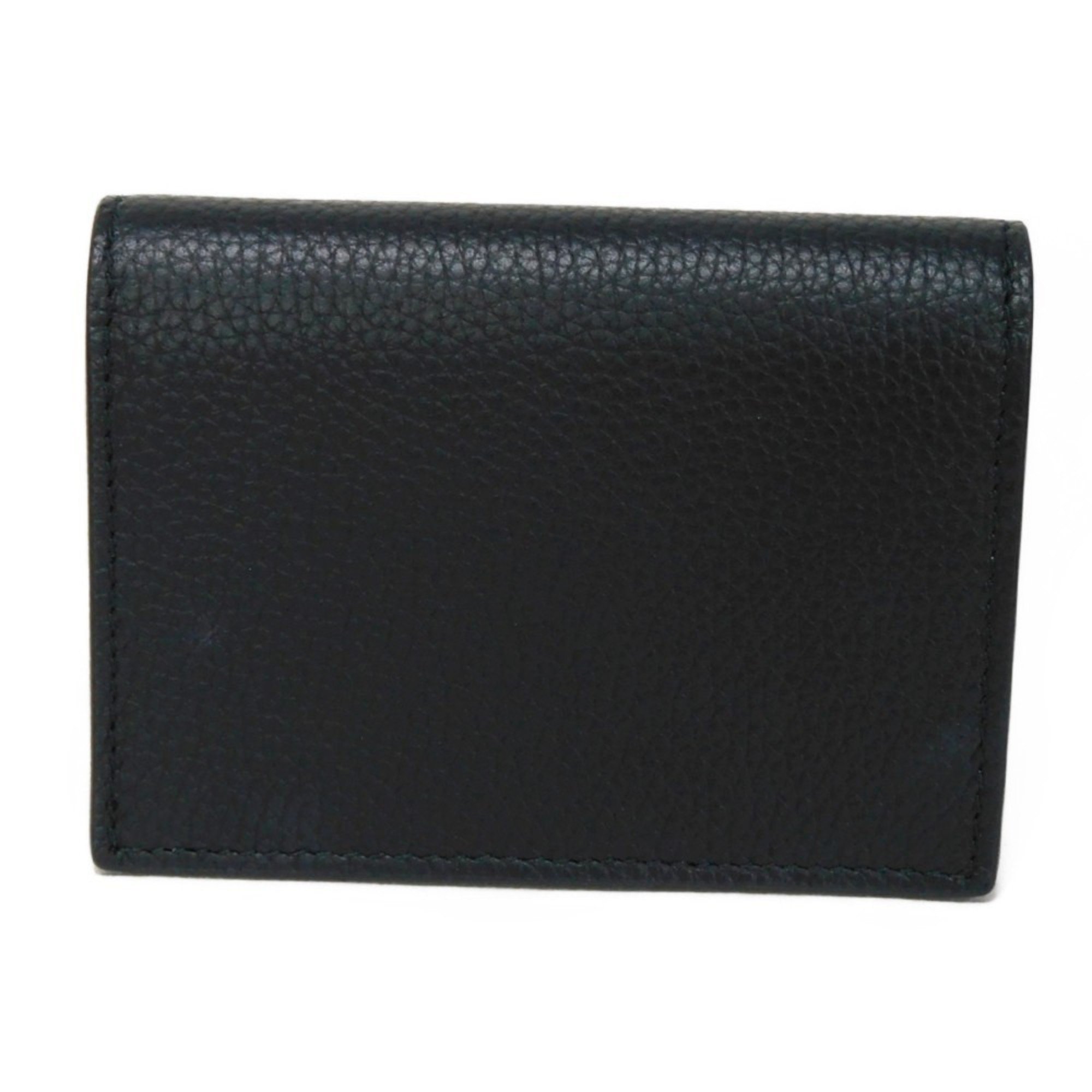 Christian Dior Dior Business Card Holder/Card Case CD ICON Holder Icon Grain Calf Current Black 2ESCH136CDI_H00N Men's