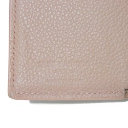 Saint Laurent SAINT LAURENT Trifold Wallet Tiny Foil Stamping Light Pink Compact 459784 Women's