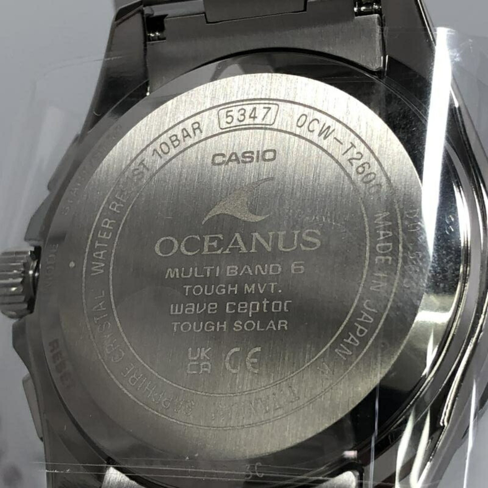 CASIO Oceanus Watch OCW-T2600-1AJF Solar Casio