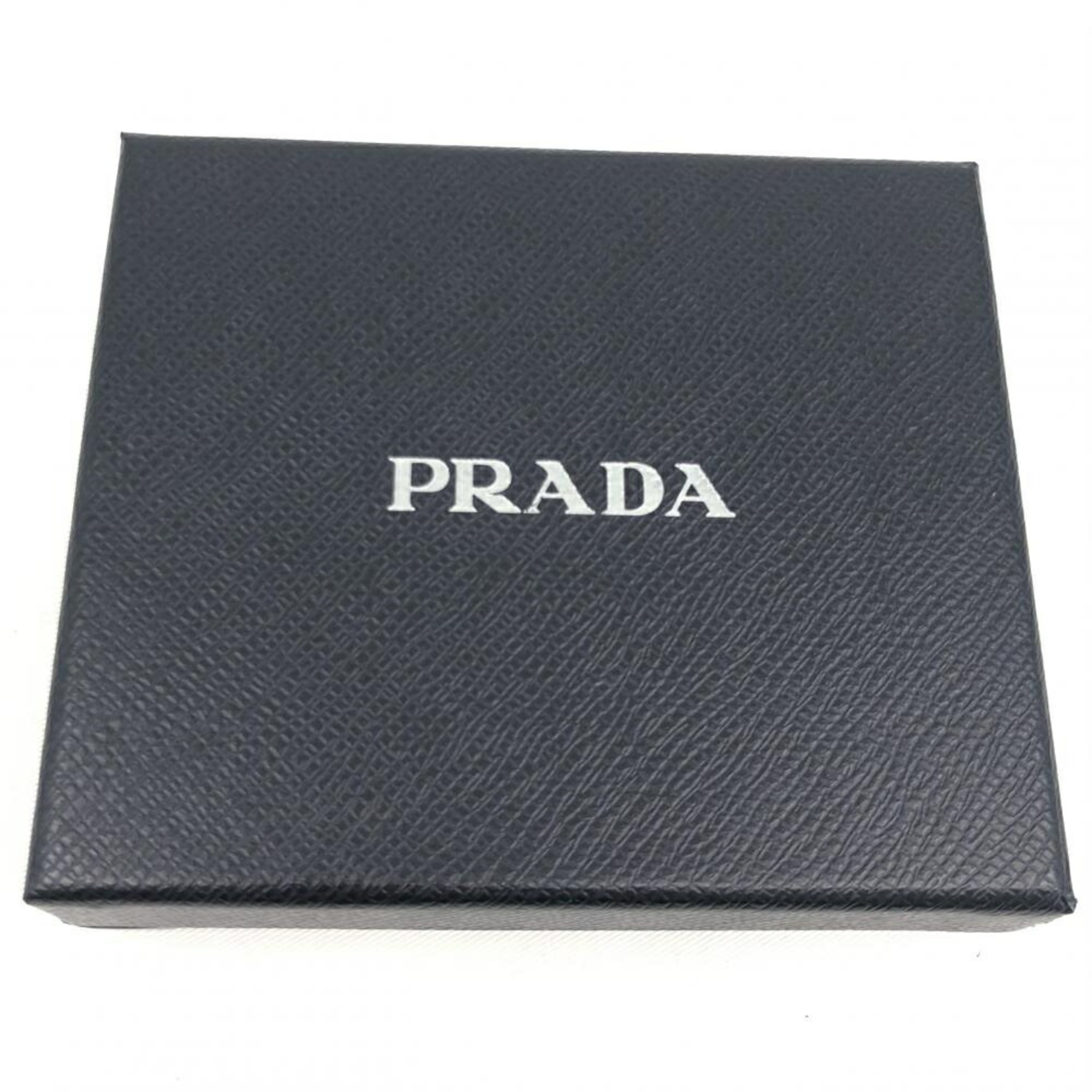 PRADA Saffiano Trifold Wallet Black Prada