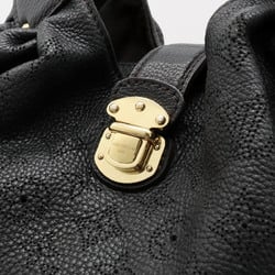 LOUIS VUITTON Monogram Mahina L Tote Bag Shoulder Leather Noir Black M95765
